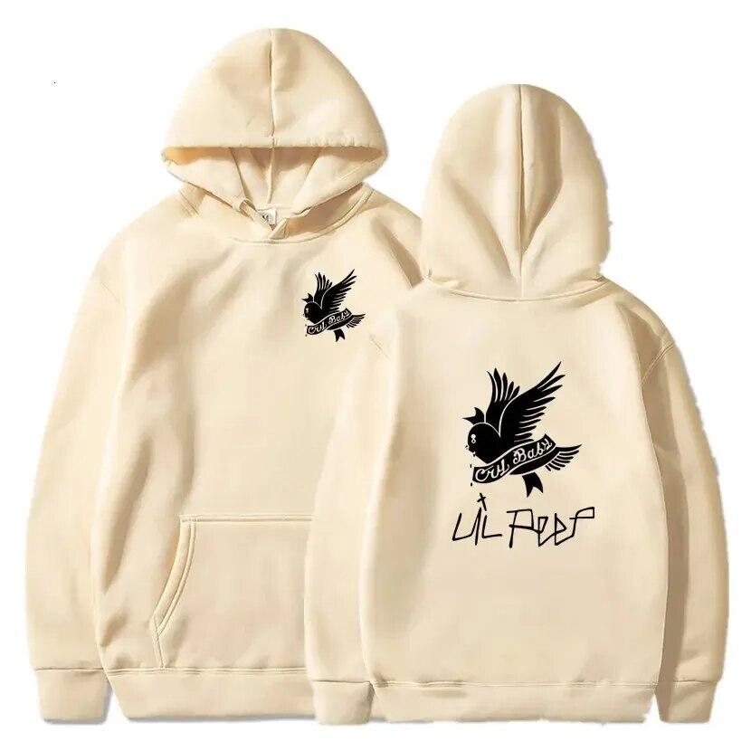 Осенние толстовки с принтом голубя Lil Peep, женские повседневные толстовки унисекс, модные толстовки, пуловеры с капюшоном большого размера, спортивные костюмы, одежда унисекс 2XL