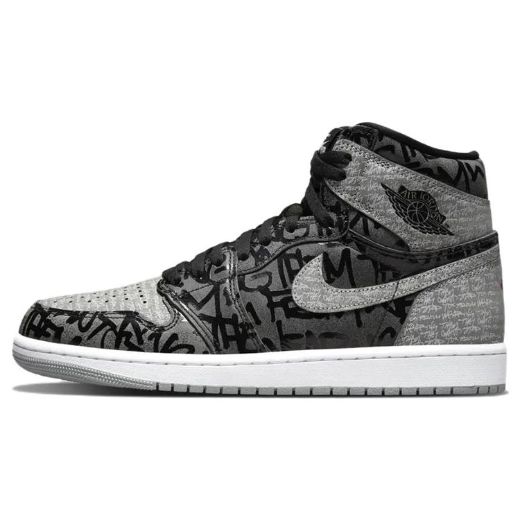 Кроссовки унисекс Air Jordan 1 High OG Rebellionaire Black White Particle-Grey 555088-036 36