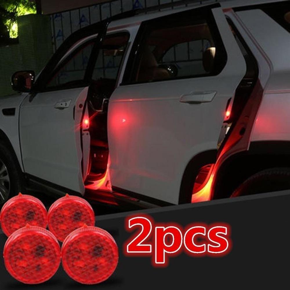  Беспроводная подсветка на дверь автомобиля в 4 вариантах цвета на выбор 2 pcs синий