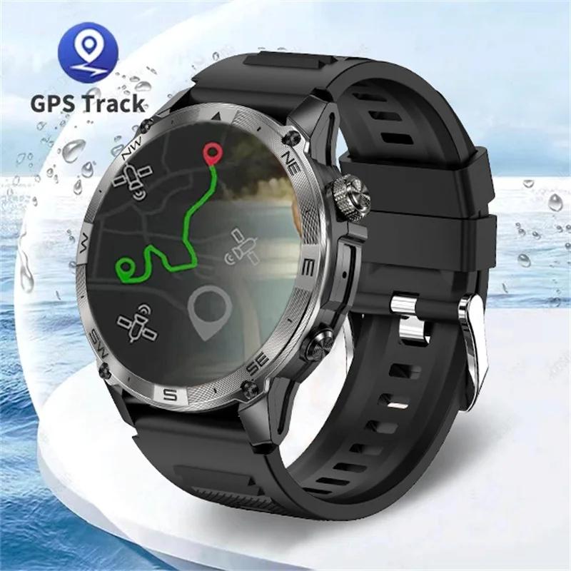 SACOSDING GPS спортивные умные часы мужские компас высота Bluetooth talk 530 мАч большая батарея AMOLED умные часы для Android IOS