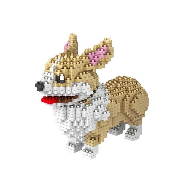 PINGZHIXING Swift Welsh Corgi большой наноблок 6618-7pzx, разные цвета, популярные корейские игрушки