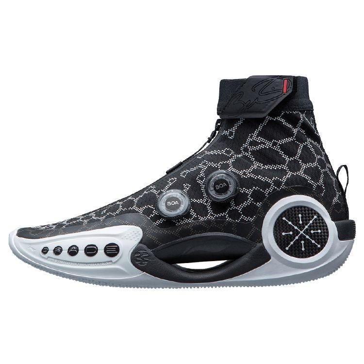 Мужские кроссовки Li-Ning Way of Wade 9 Infinity Announcement, черные, белые, ABER003-1 44⅓