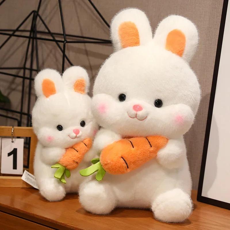Kawaii морковь кролик плюшевые игрушки очаровательные куклы-кролики мягкая подушка мягкая подушка с животными для девочек и детей подарки на день рождения и Рождество 26cm