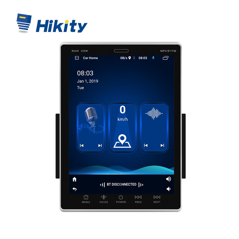 Hikity 9,5-дюймовый вертикальный Android 9.1-плеер Автомобильный Android-радио Поддержка WIFI GPS Зеркальная связь Автомобильный видеорегистратор Задний вид Управление на рулевом колесе BT FM RDS