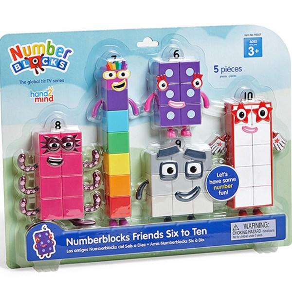 Беговые ресурсы Number Bloks Рисунок от шести до десяти IN95357 Корейские детские игрушки