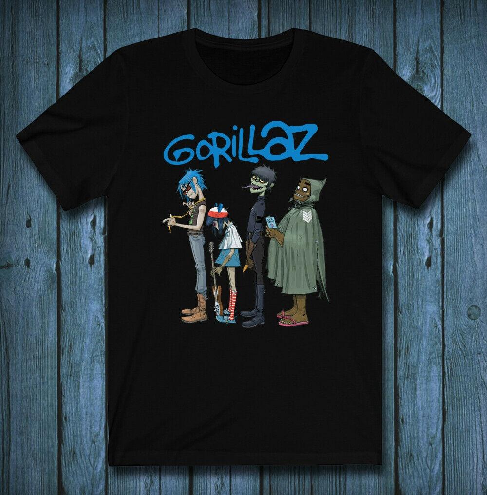 Эксклюзивная футболка с логотипом 645 Gorillaz Wallpaper S