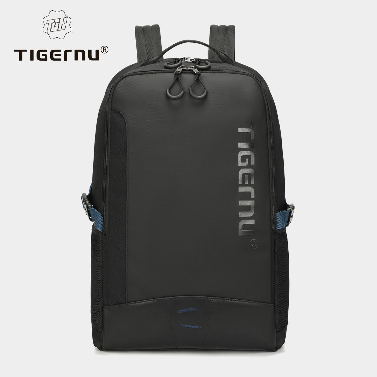 Tigernu Пожизненная гарантия Мужской рюкзак 17-дюймовый рюкзак для ноутбука Мужской рюкзак для школы для путешествий Рюкзак большой емкости Сумка Школьная сумка чёрный