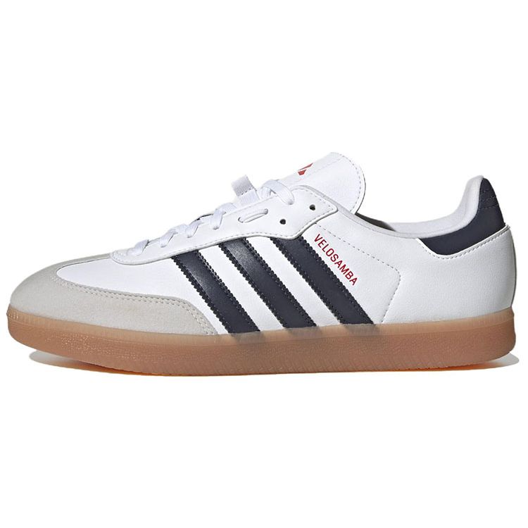 Кроссовки унисекс adidas Velosamba White Navy Scarlet Cloud-White Team-Navy-Blue-2 Better-Scarlet HP5399 41⅓