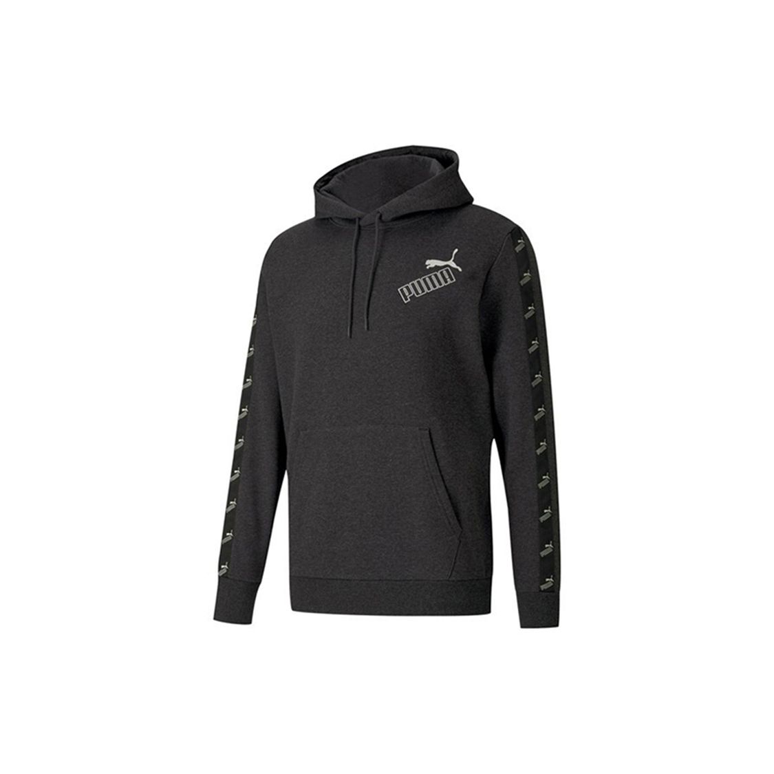 Толстовка с капюшоном Puma Amplified Graphic, мужские топы, черный, серый 583517-07 L
