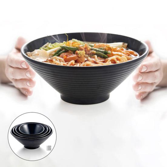 Roamtic модная кухонная чаша для лапши, изоляционная посуда для ресторана рамэн, супа, риса, меламина, противоскользящая 4