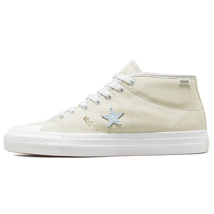 Белые кроссовки унисекс Converse Alexis Sablon x One Star Cons Pro Mid Vintage 171326C 35