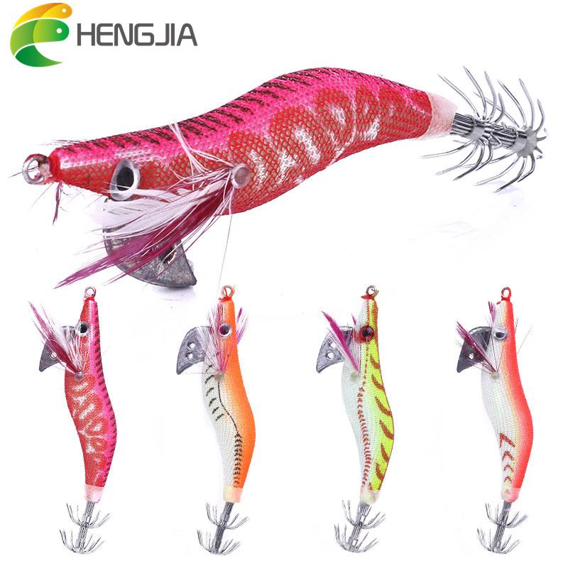 1 шт. Hengjia 7 г/8 см наживка для креветок и кальмаров в небольшой упаковке