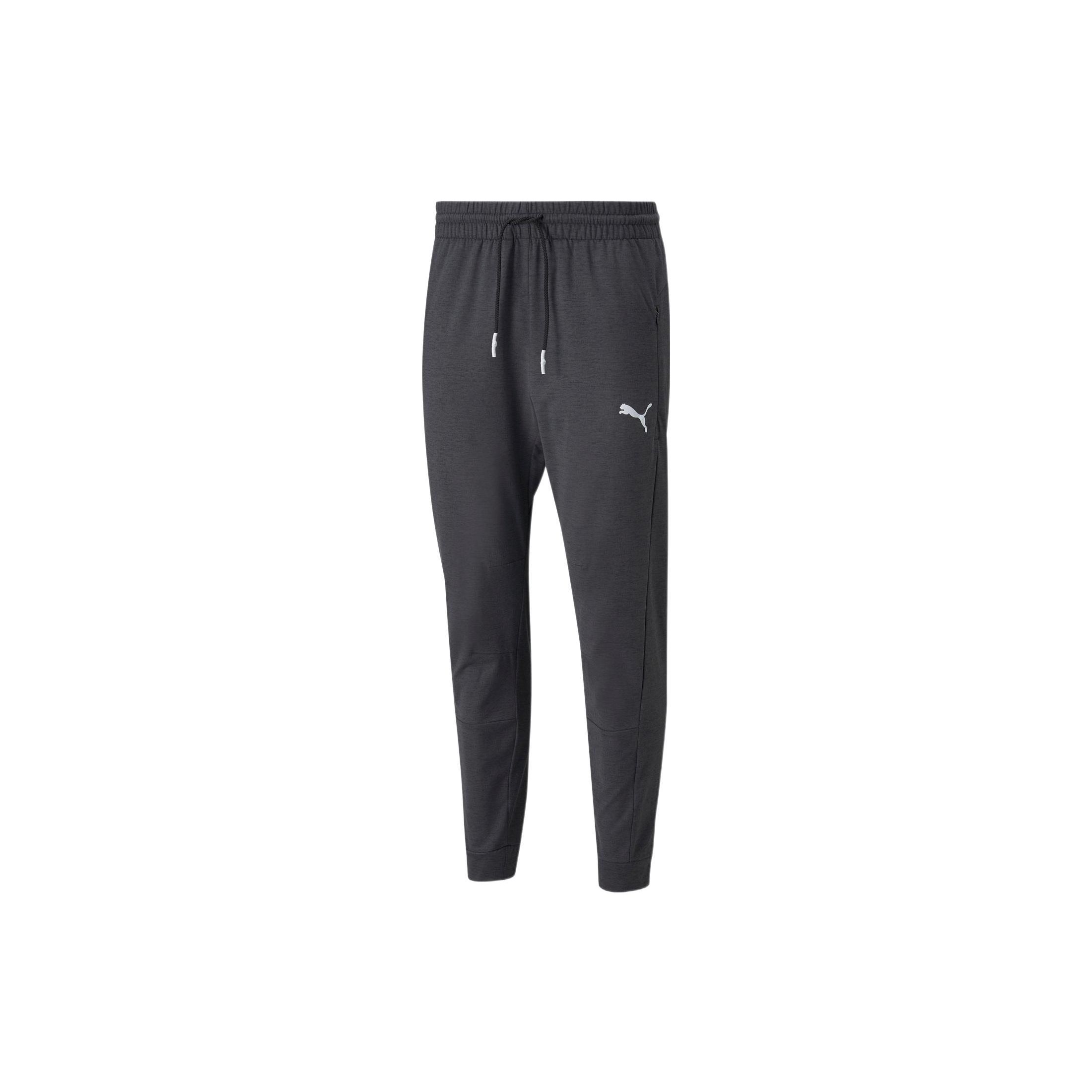 Брюки Puma Jogging Running с кулиской и трикотажными манжетами Мужские плавки Черные 521521-01 L