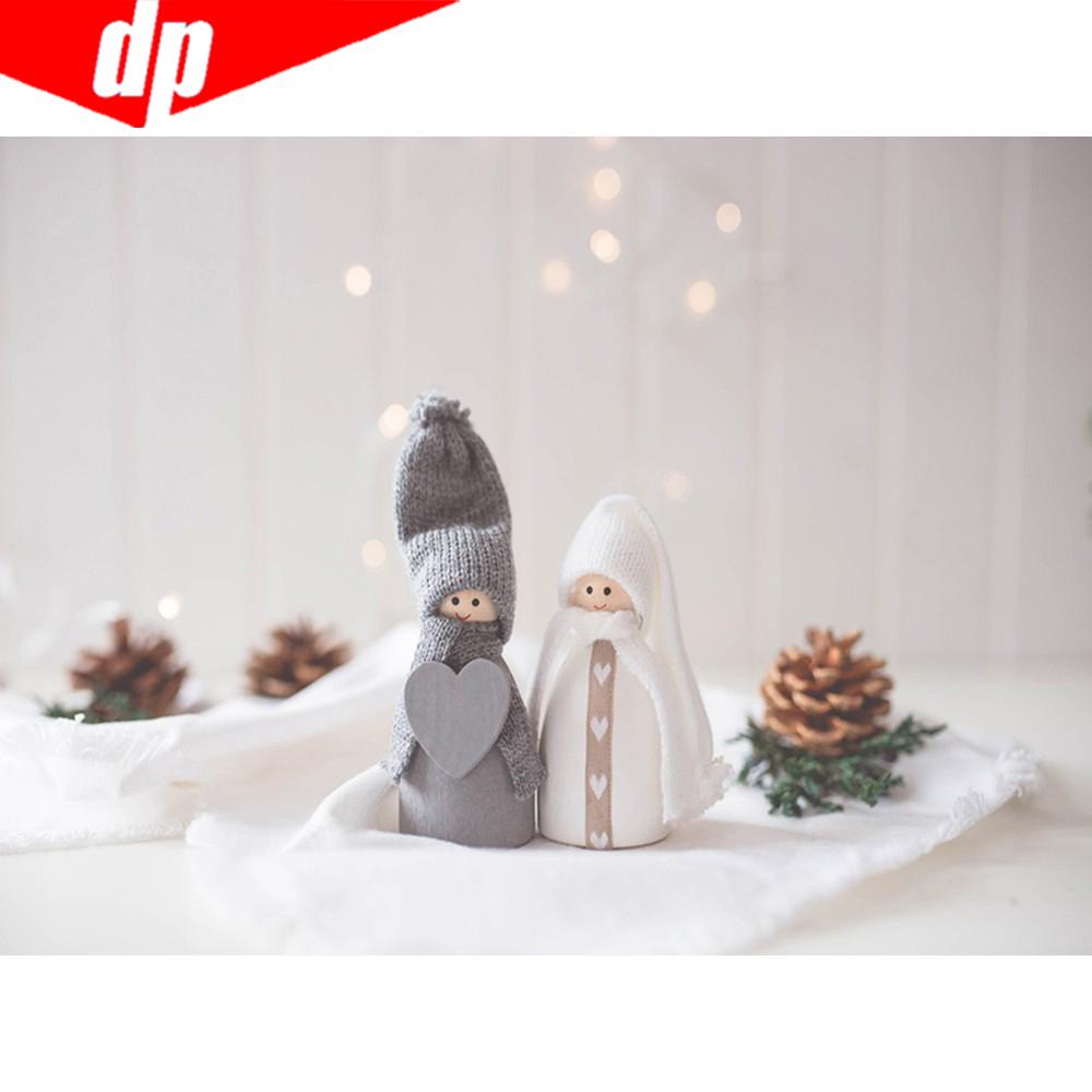 5D DIY Алмазная картина Мультфильм Две Симпатичные Алмазная вышивка Картина Стразы 20X30CM