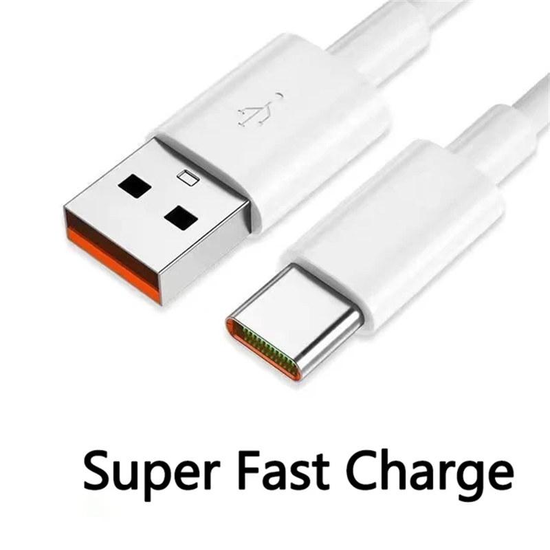 7A 100 Вт USB-кабель типа C, кабель для сверхбыстрой зарядки для Huawei Mate 40, 30, Xiaomi, Samsung, USB-кабели для быстрой зарядки, шнур для передачи данных 0.25 M