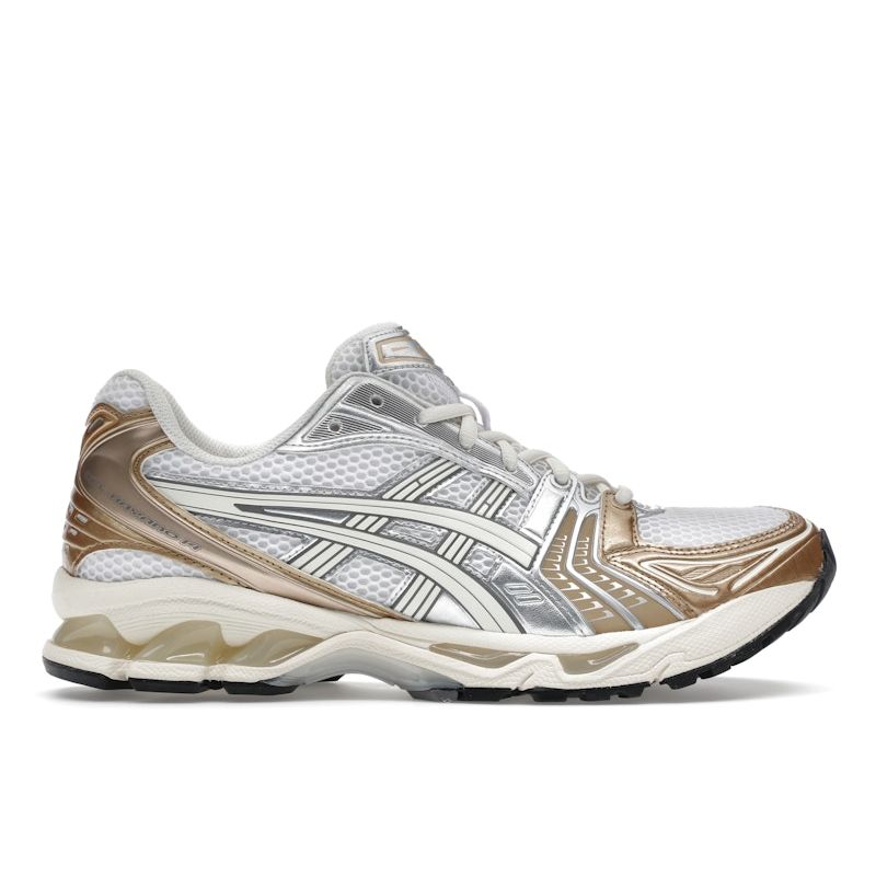 Кроссовки унисекс ASICS Gel Kayano 14 Olympic Medals кремово-белые 1203A537-104 41.5