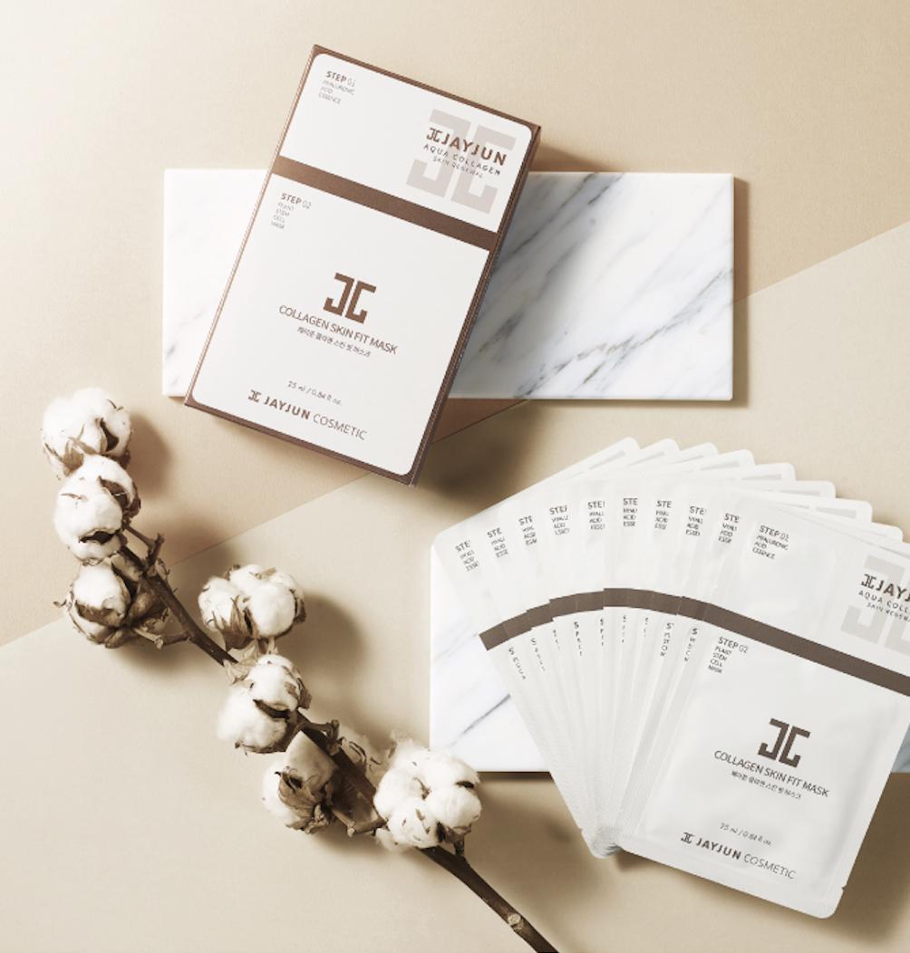 Маска JayJun Collagen Skin Fit Mask (2 ШАГА / 10 ШТ.)