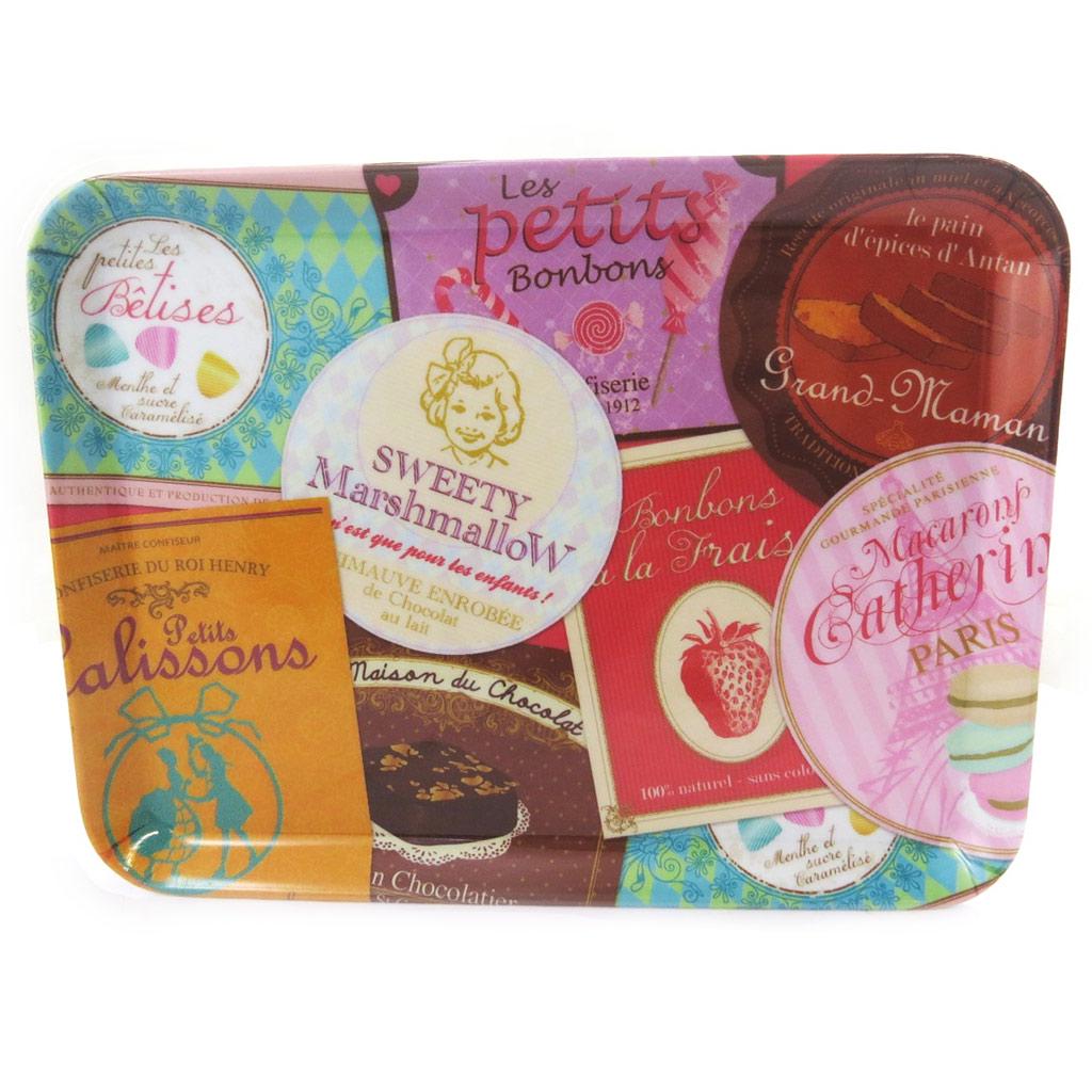 Барные принадлежности Les Trésors De Lily [M1357] - Маленький поднос  Traditional Gourmet  tutti frutti - 24x18 см разноцветный