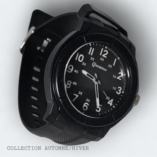 EFFILIFE low noise waterproof sports analog wristwatch college entrance exam watch