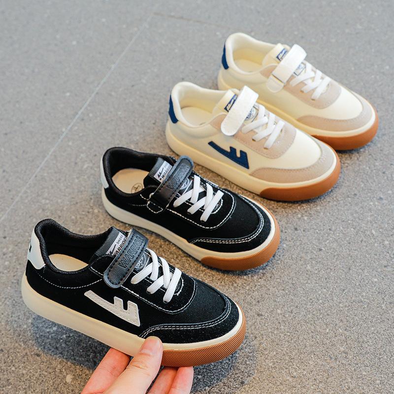 Warrior Обувь Classmate Solid Color Canvas Shoes Весна Новые повседневные туфли для девочек Детская тканевая обувь Обувь для школы 25