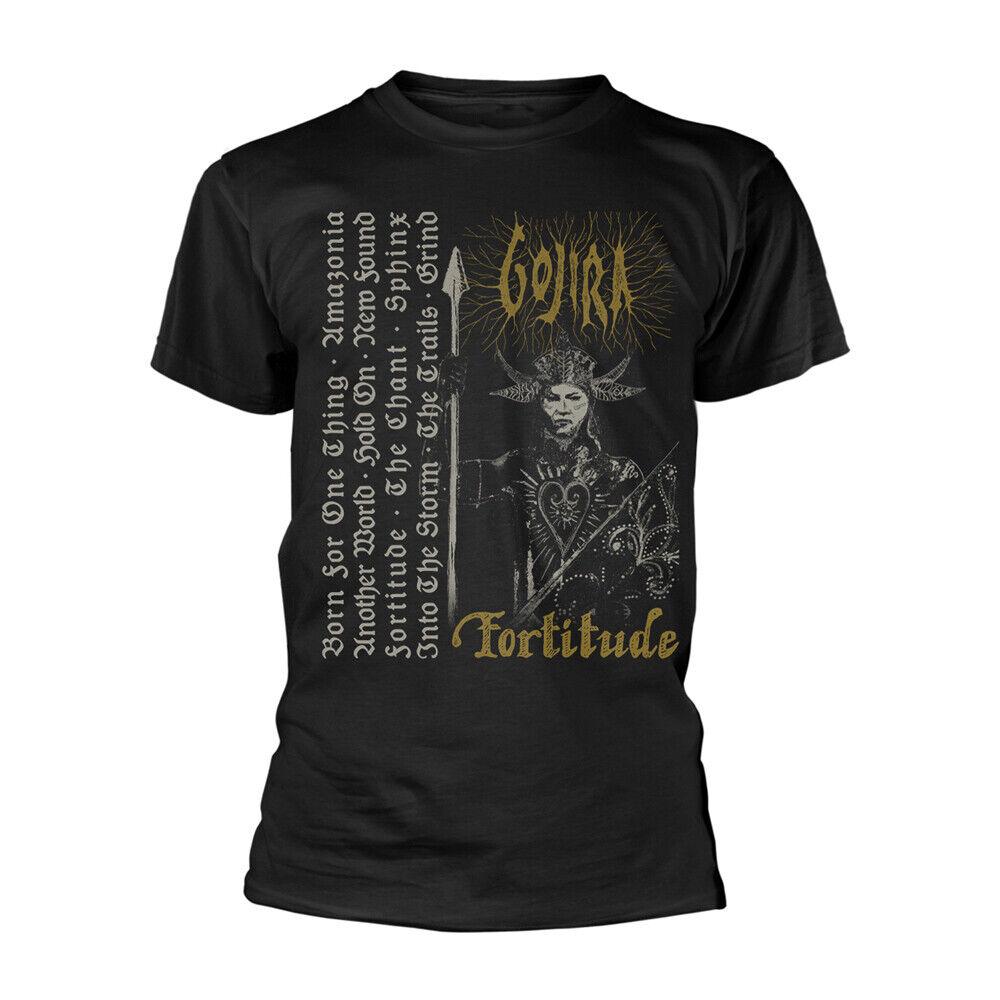 Органическая футболка унисекс Gojira Fortitude Tracklist S