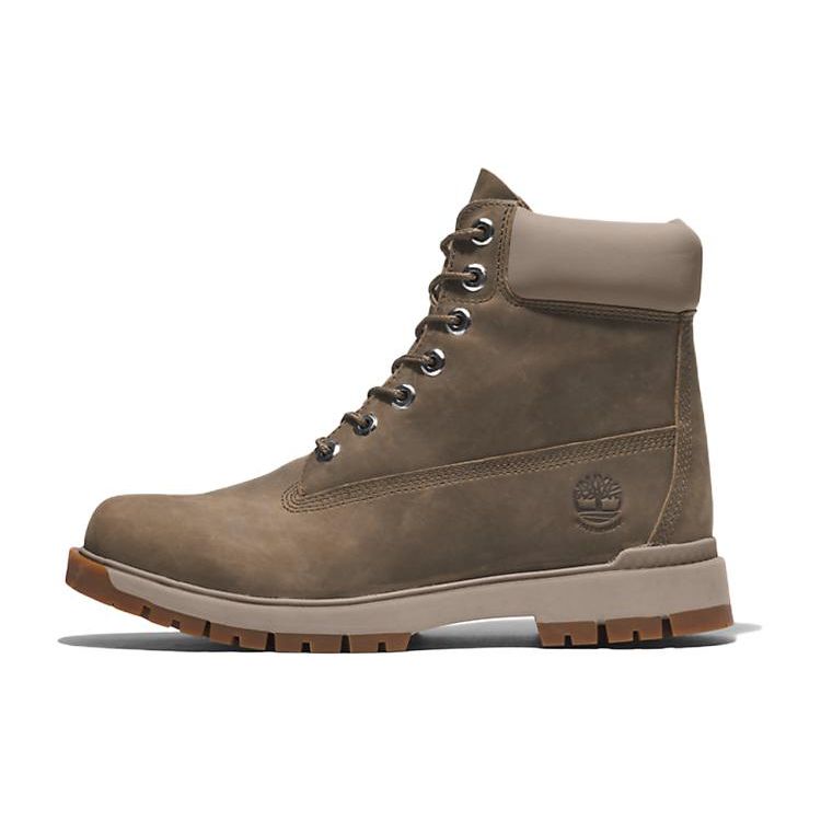 Timberland Короткие кожаные сапоги Tree Vault 6 с амортизацией, мужские, серые, A5NJV901 43