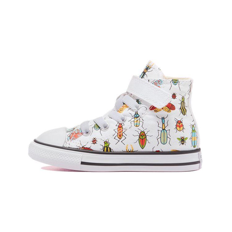 Детские кроссовки Converse Chuck Taylor All Star High TD A Bugs World White Natural-Ivory Black 770708F 23