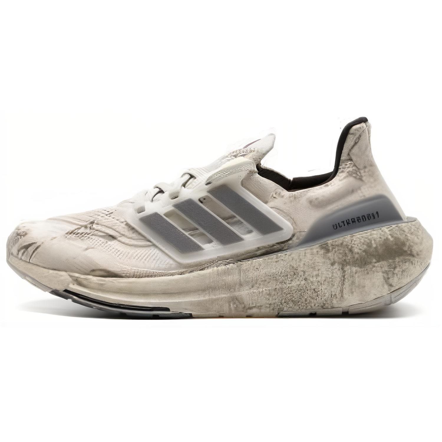 Кроссовки унисекс adidas UltraBoost Light Worn-Out Grey Putty-Grey Grey-Four IE5978 36⅔