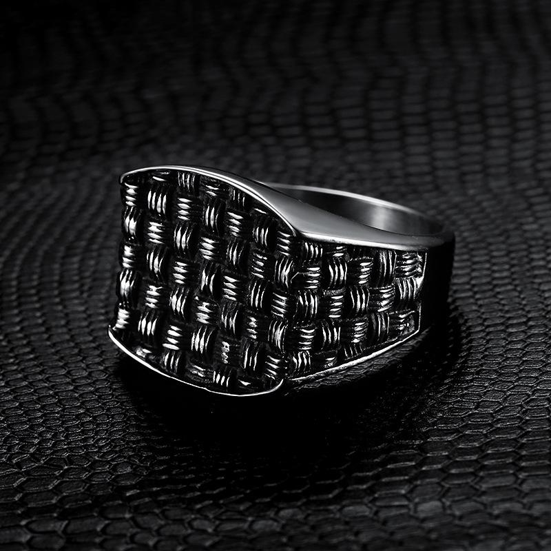   Joom Серебряное кольцо S925, черное кольцо с ямками, мужское плетеное кольцо в стиле ретро, плетеное мужское кольцо 8