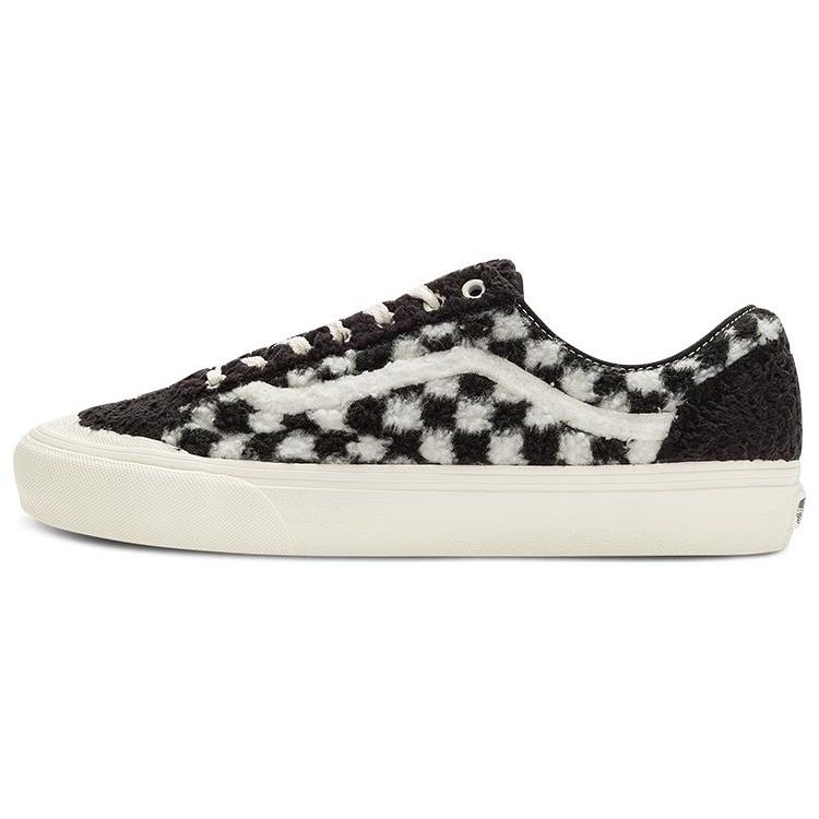 Кроссовки унисекс Vans Style 136 Decon SF VR3 Sherpa Checkerboard Черный Белый VN0A4BX9BZW 36