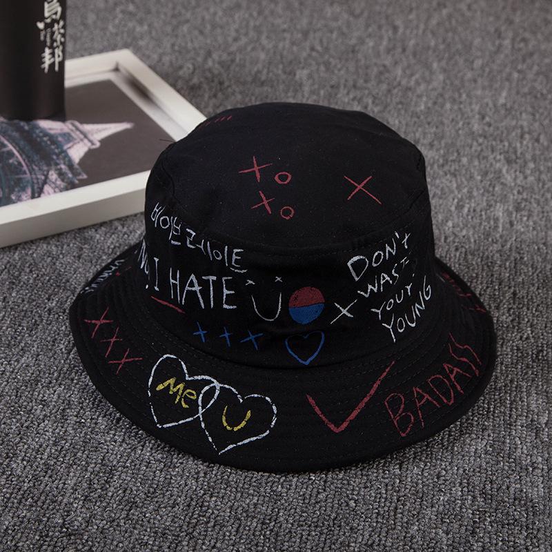 Унисекс Bucket Hat Рыбалка Открытый Хип-Хоп Cap Мужская Летняя Шляпа Рыбака белый