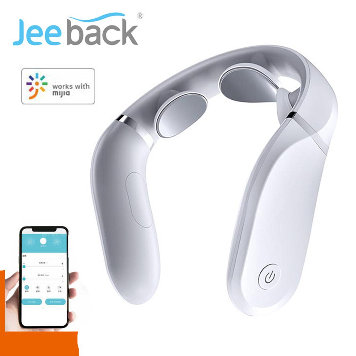 Массаж шеи  Joom Массажер для шейки матки G2 TENS Pulse Protect только для шеи 190 г Двойной эффект горячего сжатия L-образная одежда Работа для приложения Mijia серый