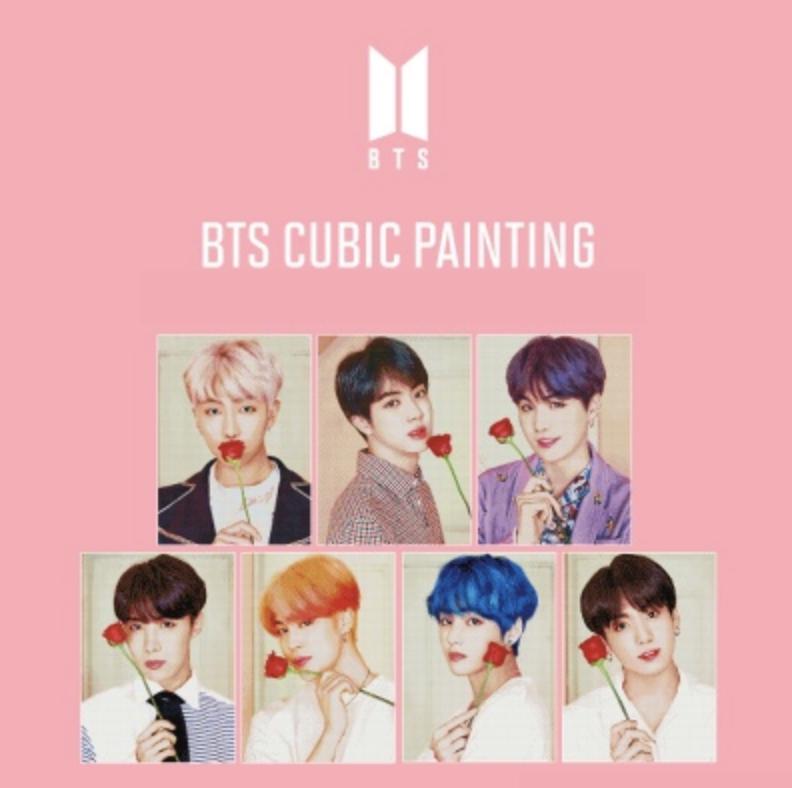 BTS CUBIC PAINTING DIY (алмазная живопись/вышивка крестиком) (7 вариантов) #RM