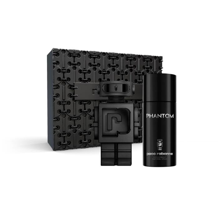 Духи и дезодоранты Paco Rabanne Phantom Parfum Парфюмерная вода-спрей, набор из 2 предметов, 100 мл, Рождество 2023 г.