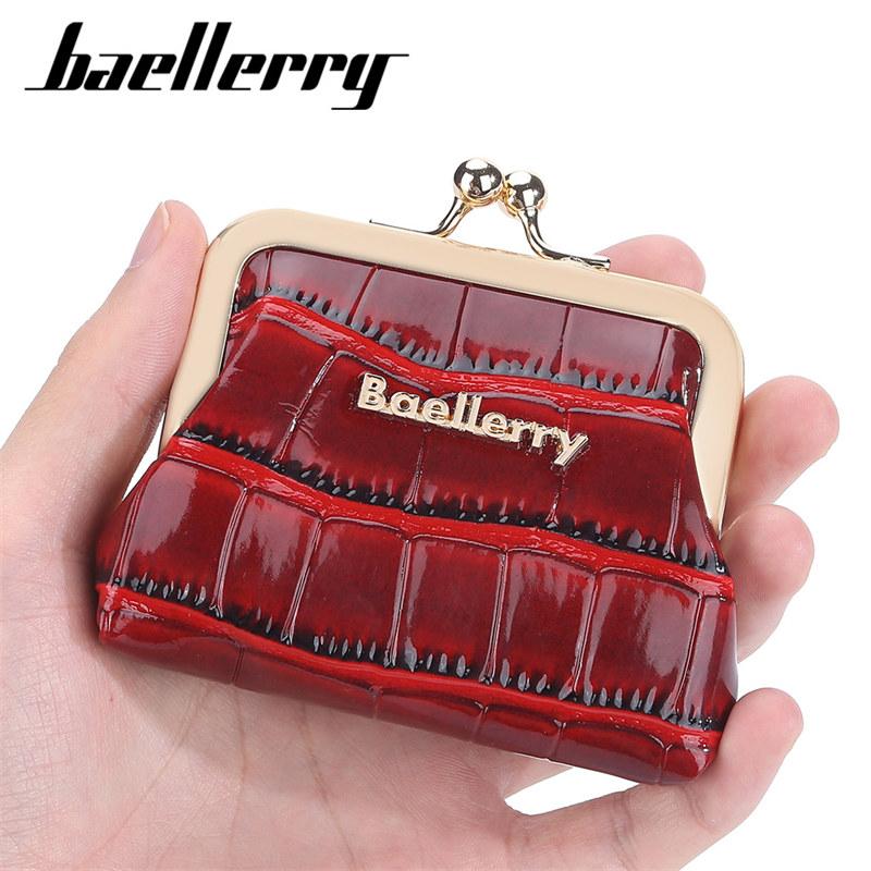 Женский модный дизайн Baellerry, мини-кошелек, классический кошелек из искусственной кожи, пакеты для денег 10*9*3cm красный