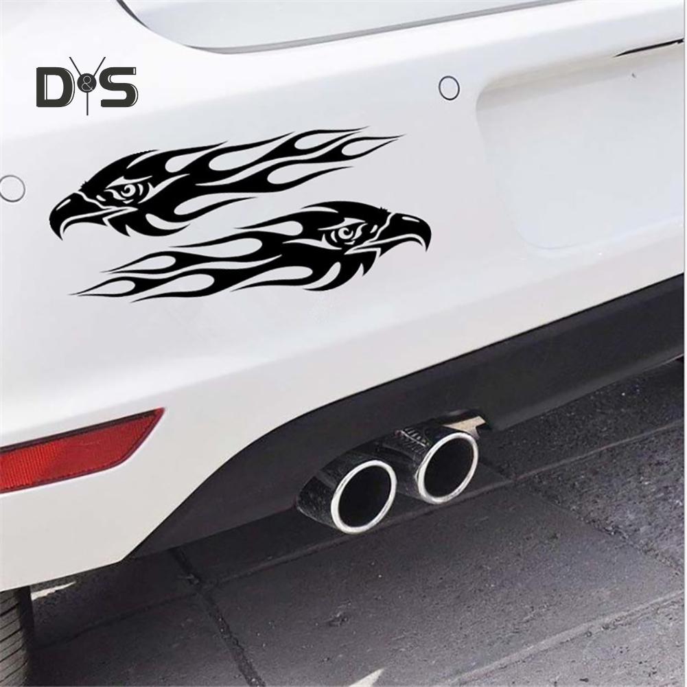 DYS Auto Shop 1 пара орлиных глаз стайлинга автомобилей наклейка кузова окна наклейки украшения белый