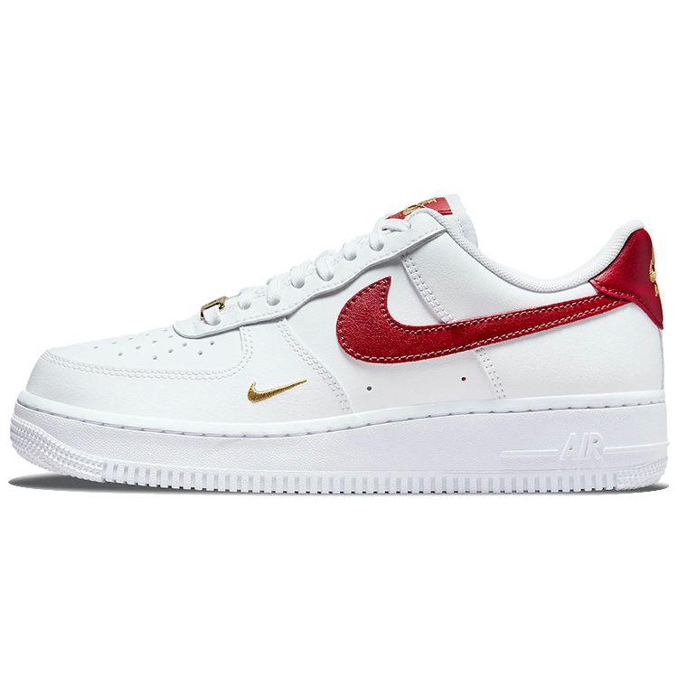 Nike Air Force 1 Essential Low Белые красные женские кроссовки CZ0270-104 44.5