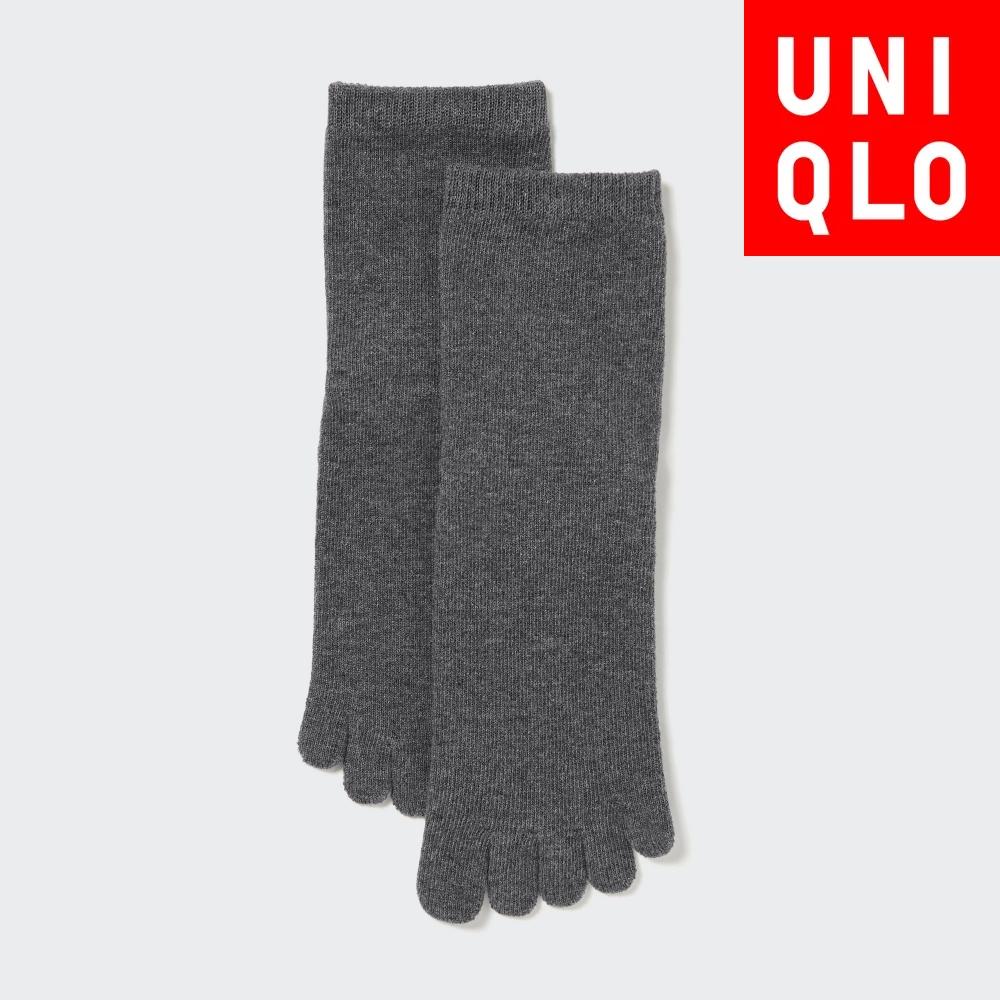 Носки Uniqlo Japan Finger Half 08 DARK GRAY/2527
