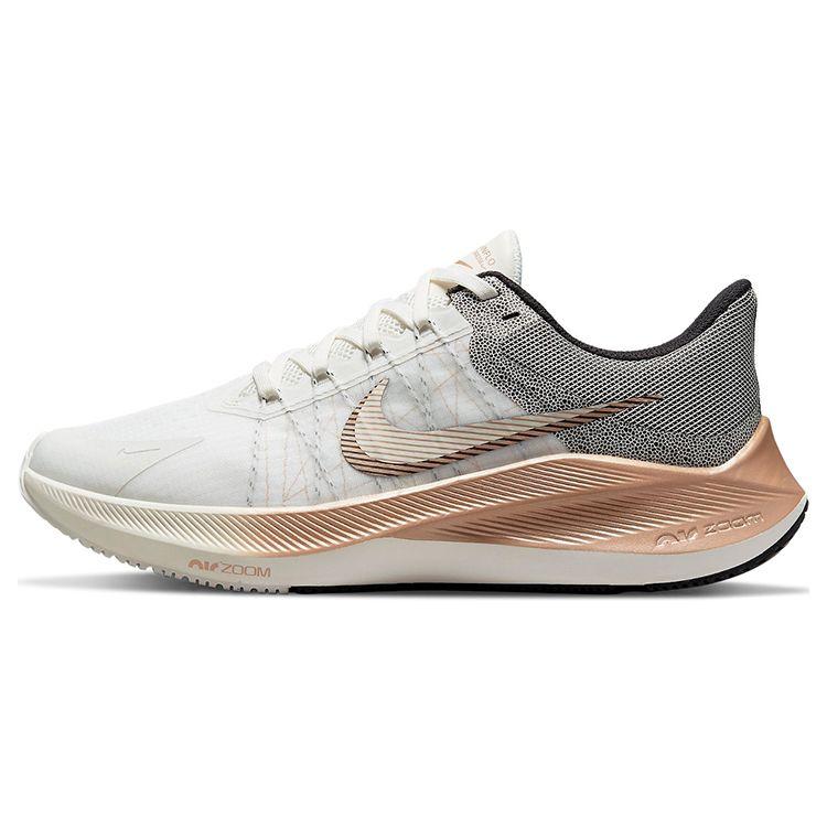 Женские кроссовки Nike Winflo 8 Premium Sail Metallic Copper Coin Белый Черный DA3056-101 35.5
