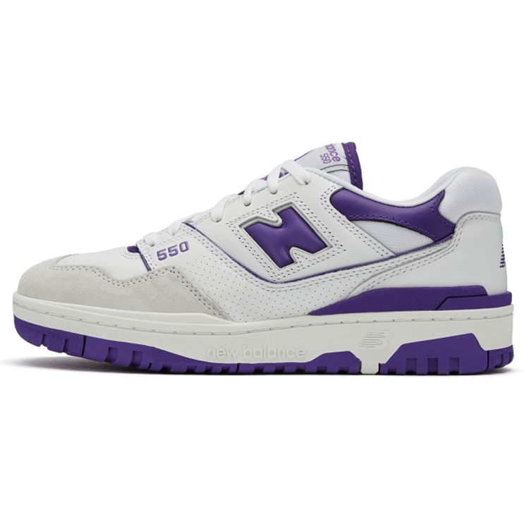 Кроссовки унисекс New Balance 550 White Purple Prism-Purple BB550WR1 42.5