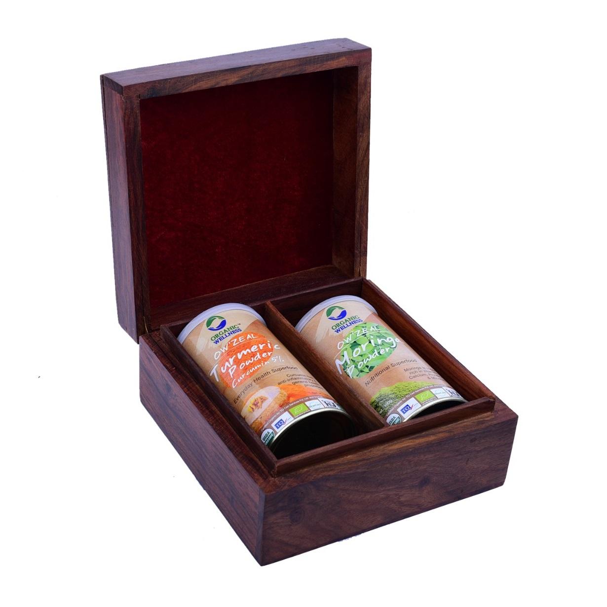 Аюрведический набор: источник витаминов, минералов и антиоксидантов, Small Blank Box,  Organic Wellness