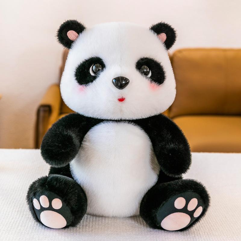 Плюшевая игрушка «Панда-след», милая кукла-панда 25cm【0.2kg】