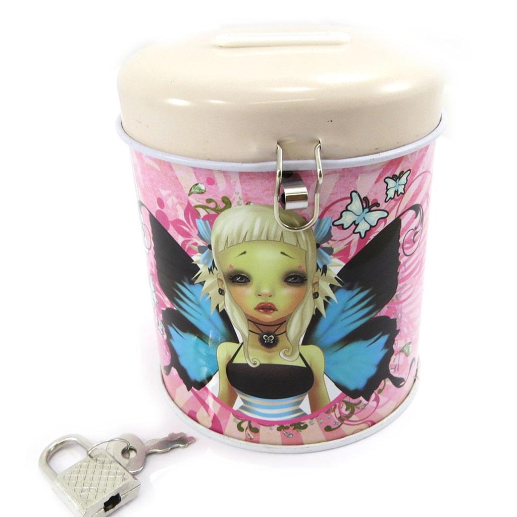 Les Trésors De Lily [L6878] - Металлическая копилка  Fairy Dreams  розовый ярко-розовый
