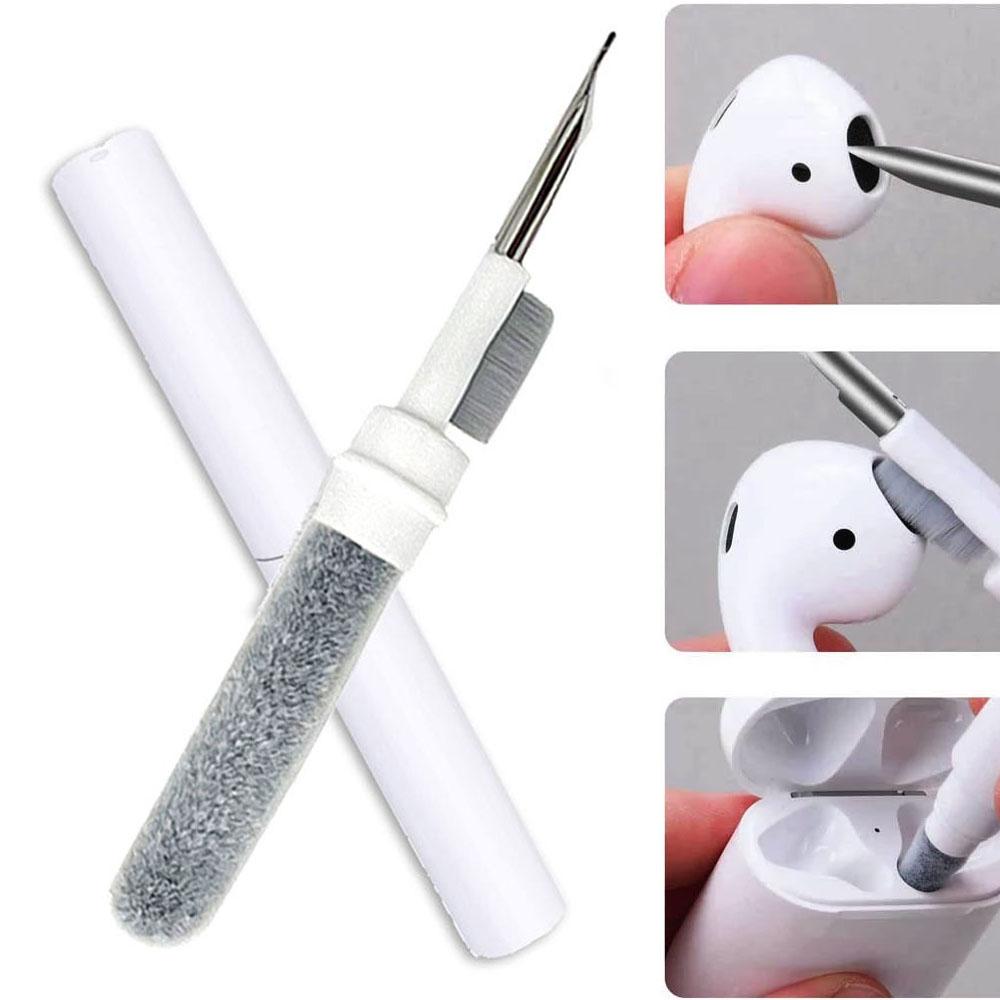 Набор чистящих средств для Airpods Pro 1 2 3, щетка для чистки наушников, Bluetooth-наушники, инструменты для чистки чехла для Xiaomi, Huawei, Samsung чёрный