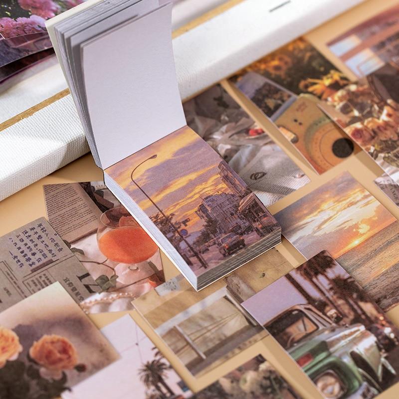 50 шт./книга INS природные пейзажи канцелярские принадлежности DIY наклейки эстетическая дорожная книга милый ремесленный дневник Ablum Bullet Journal Скрапбукинг