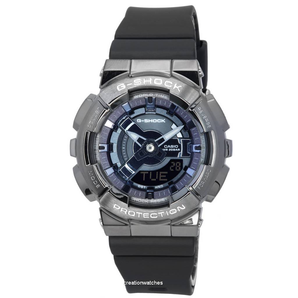 Женские кварцевые часы Casio G-Shock Analog Digital GM-S110B-8A GMS110B-8 200M