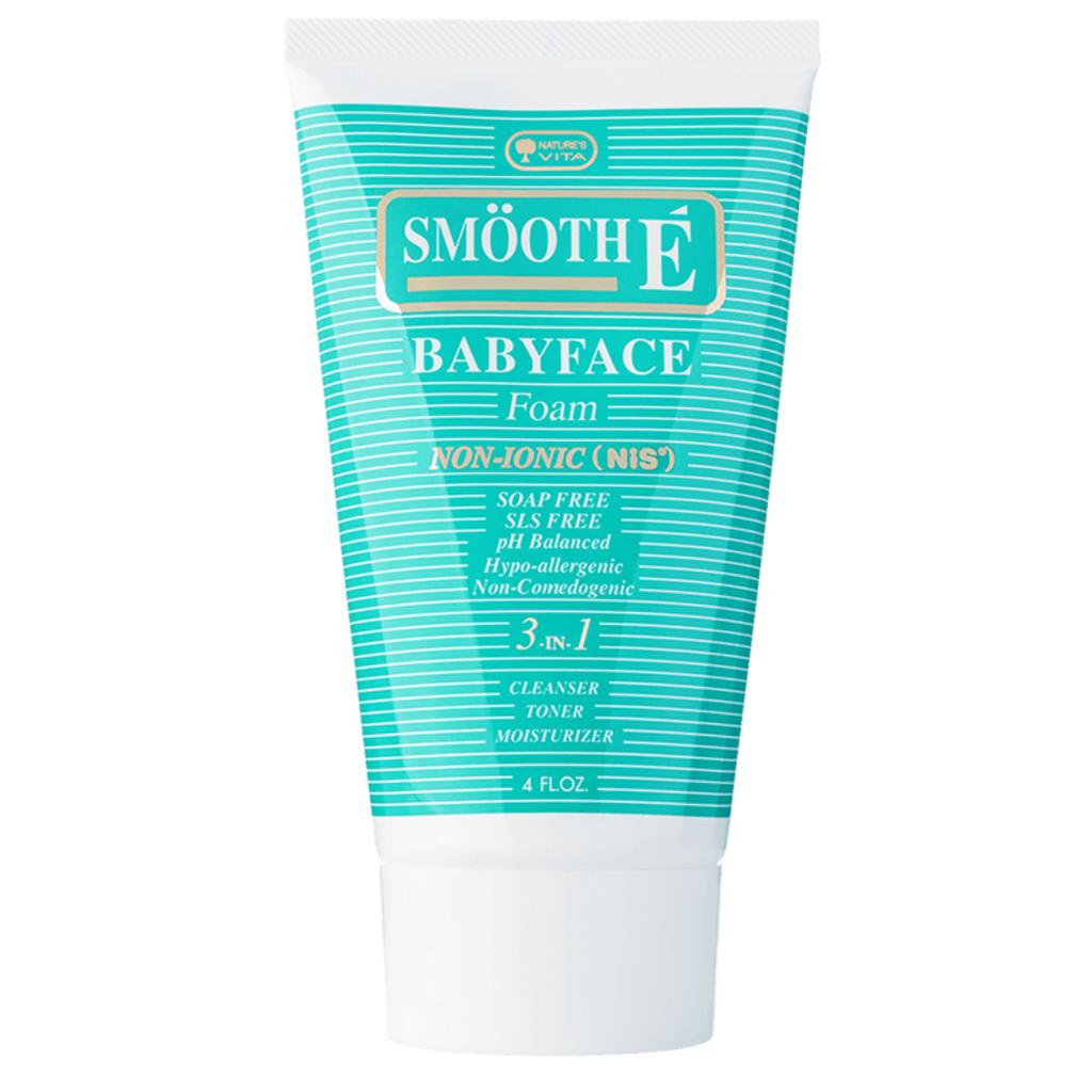 Очищающая пенка для лица Smooth E Baby, 4 унции. 118,29 мл - Тайский уход за кожей 4 oz. зелёный