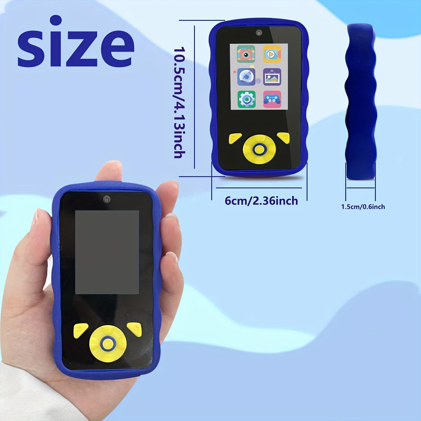 Образовательная игровая модель мобильного телефона с камерой и функцией MP3, может делать снимки, может записывать, может откладывать съемку, подарок на день рождения для мальчиков и девочек королевский синий