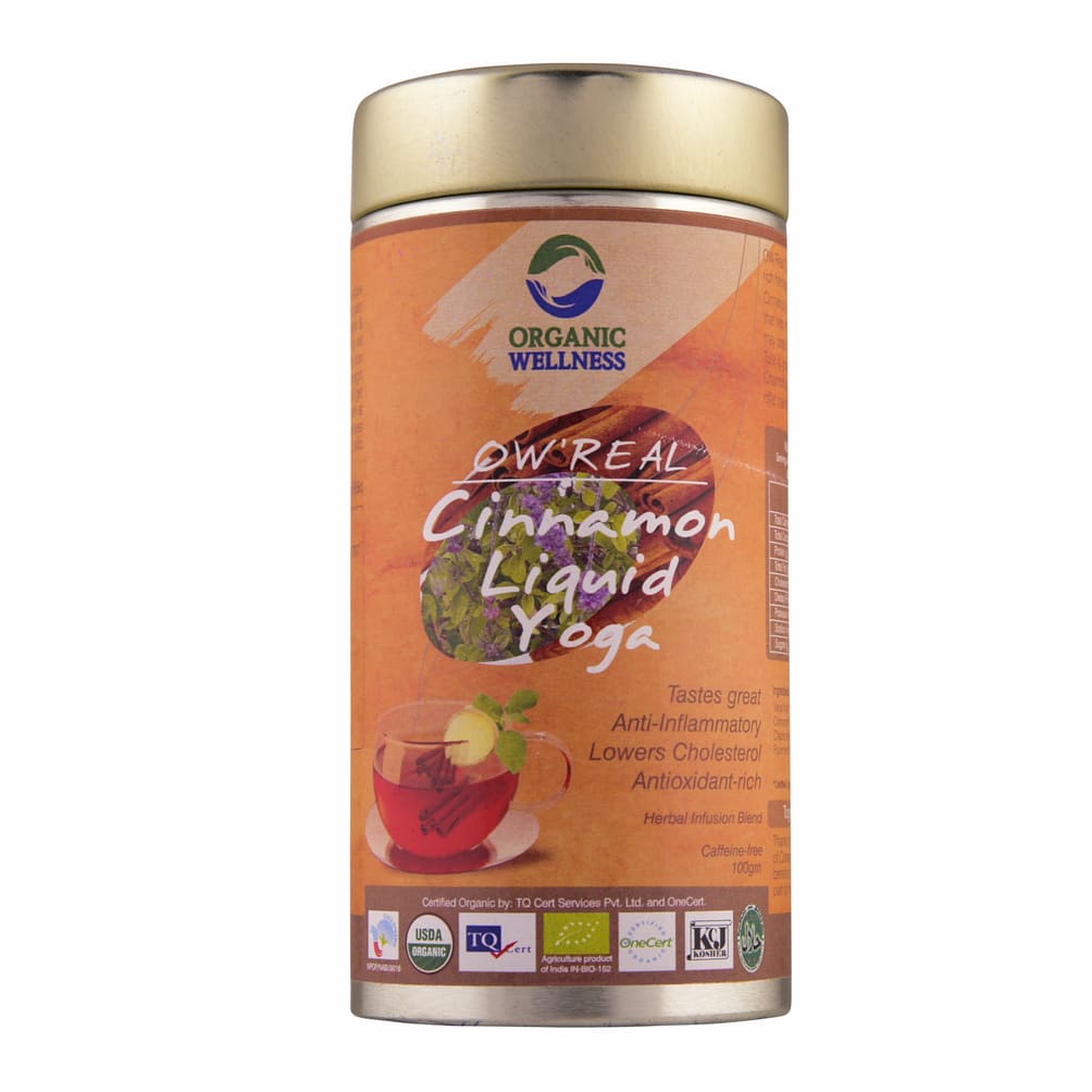 Чай с Корицей Жидкая йога (100 г), Cinnamon Liquid Yoga Tea,  Organic Wellness