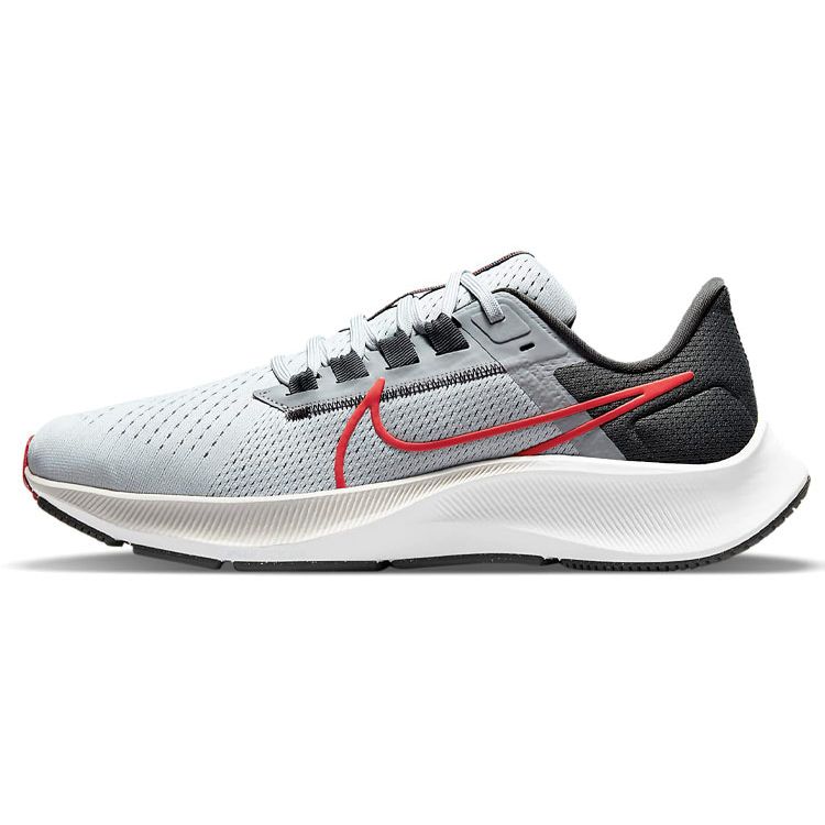 Nike Air Zoom Pegasus 38 Pure Platinum Чили красные мужские кроссовки серые волчьи-серые железно-серые CW7356-004 40.5